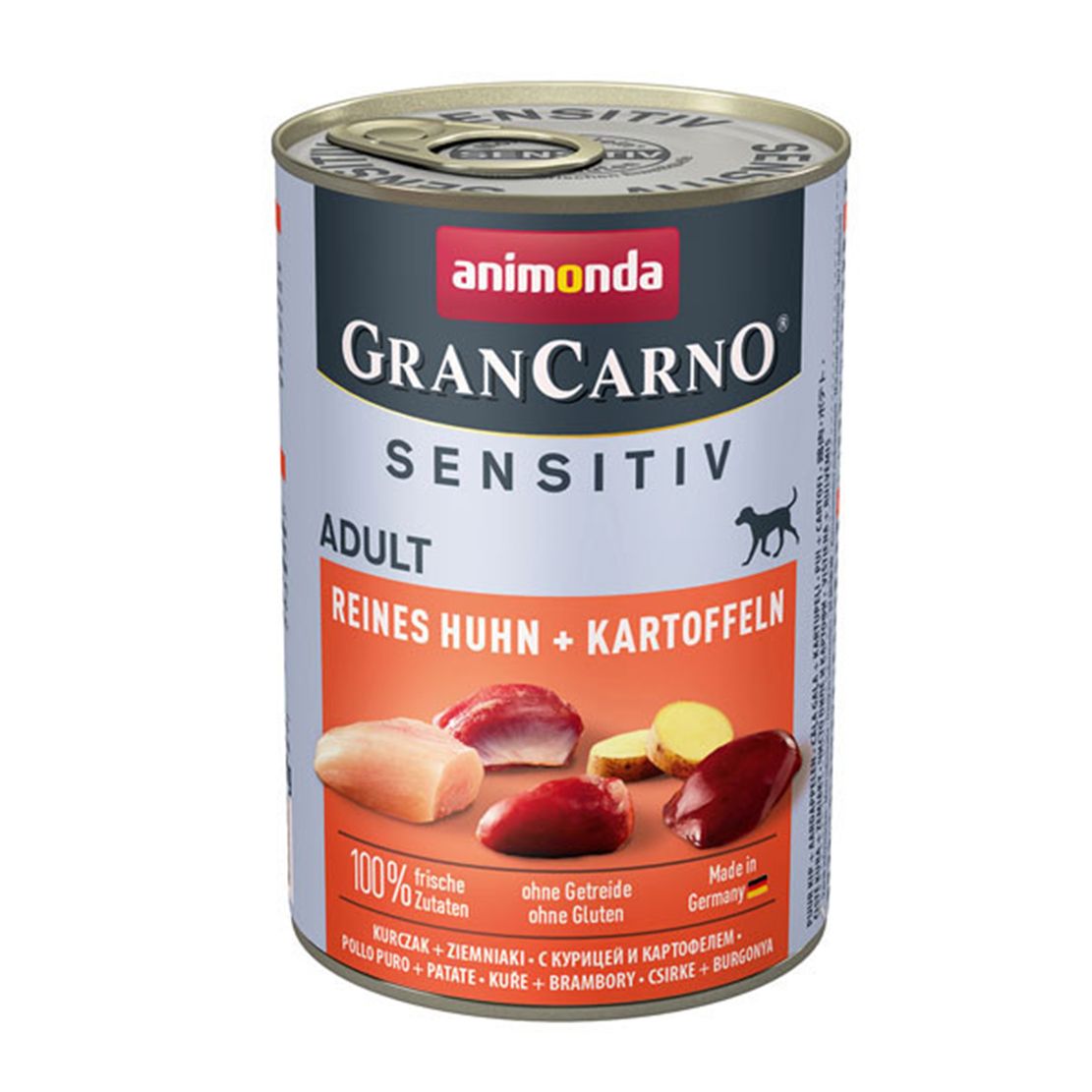 Balení krmiva Animonda GranCarno Kuracie a zemiaky