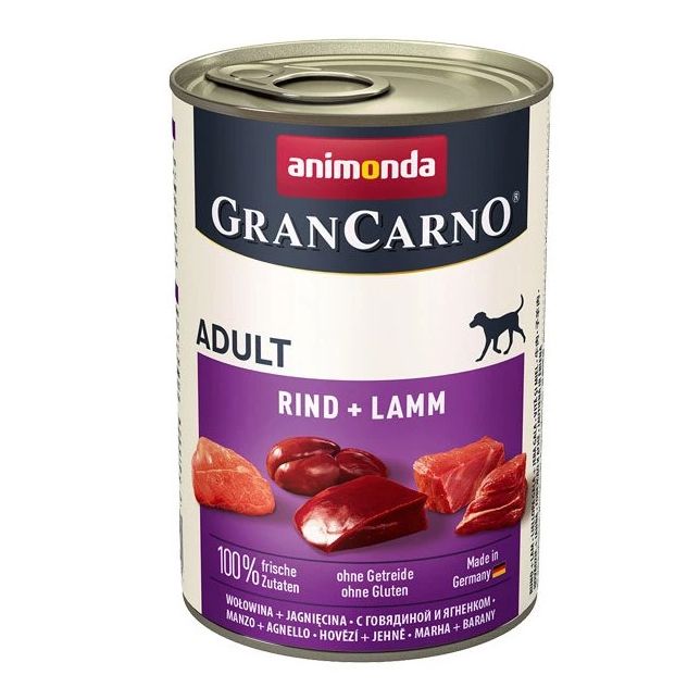 Balení krmiva Animonda GranCarno Senior hovädzie a jahňacie mäso