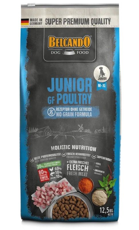 Balení krmiva Belcando Junior Grain-free Poultry