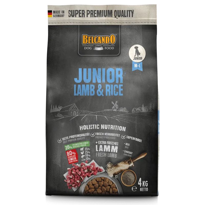 Balení krmiva Belcando Junior Lamb & Rice