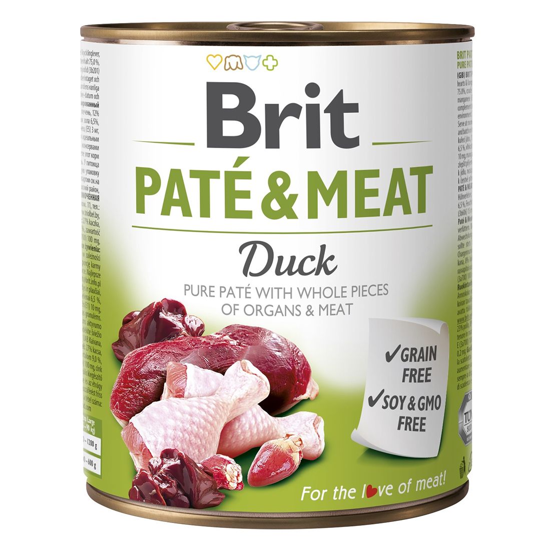 Balení krmiva Brit Paté & Meat - kačacie