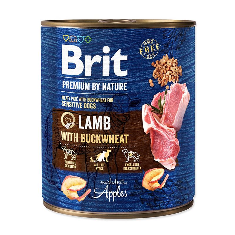 Balení krmiva Brit Premium by Nature Jahňacie mäso s pohánkou