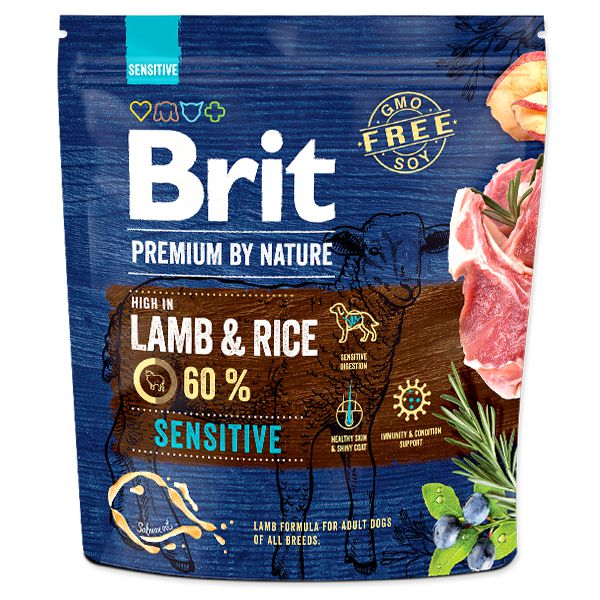 Balení krmiva Brit Premium by Nature Sensitive jahňacie