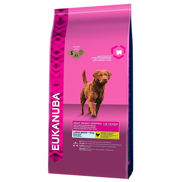 Balení krmiva Eukanuba Special Care Weight Control Adult Large
