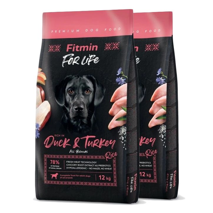 Balení krmiva Fitmin For Life Duck & Turkey
