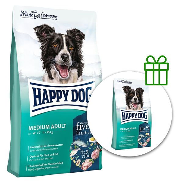 Balení krmiva Happy Dog Supreme fit & vital Medium Adult