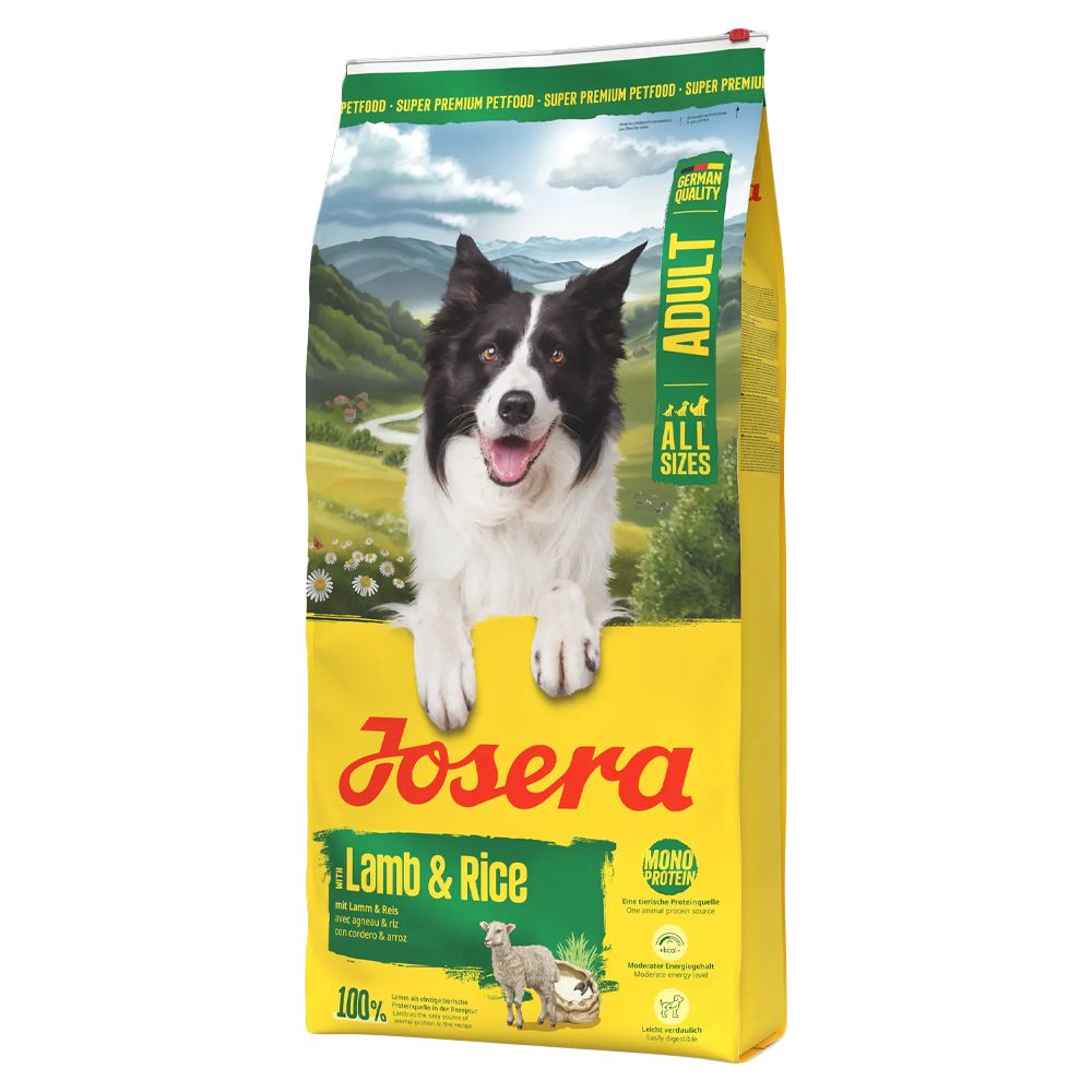 Balení krmiva Josera Adult jahňacie a ryža