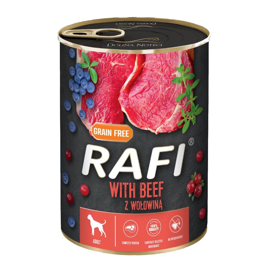 Balení krmiva Rafi Dog hovädzie