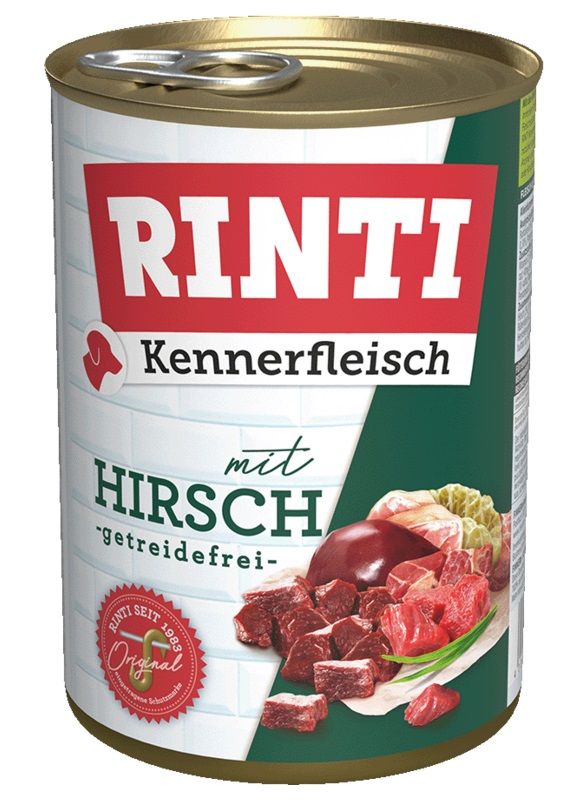 Balení krmiva Rinti Kennerfleisch Jeleň