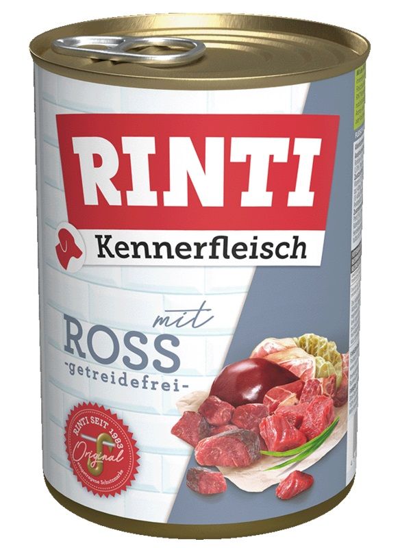 Balení krmiva Rinti Kennerfleisch Konské