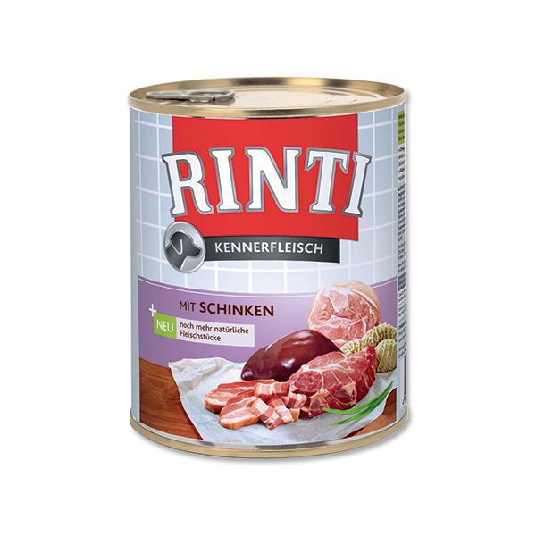Balení krmiva Rinti Kennerfleisch Šunka
