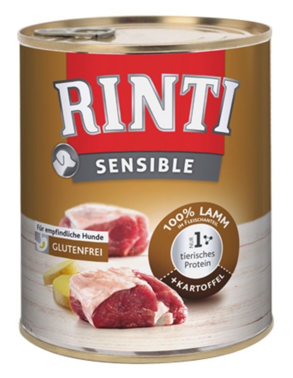 Balení krmiva Rinti Sensible - jahňacie a zemiaky