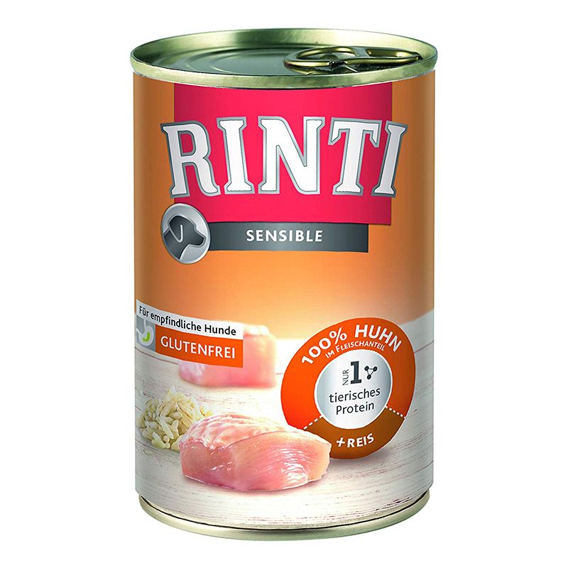 Balení krmiva Rinti Sensible Kuracie a ryža