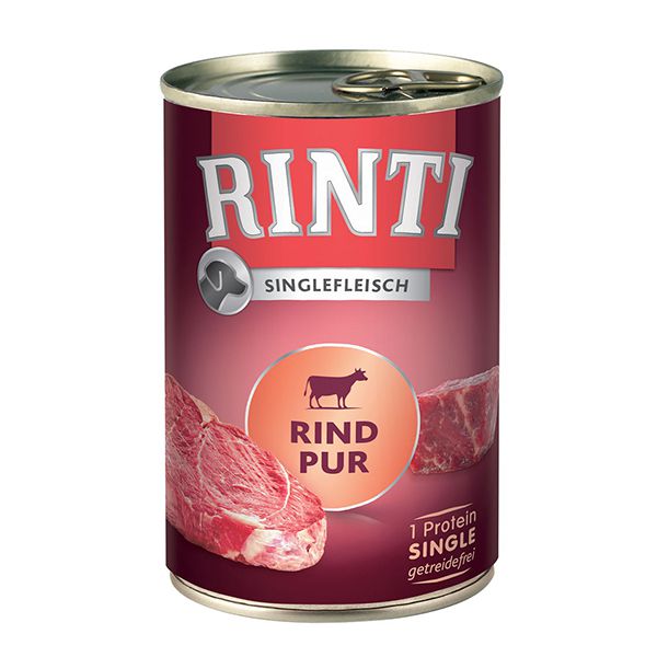 Balení krmiva Rinti Singlefleisch Hovädzie