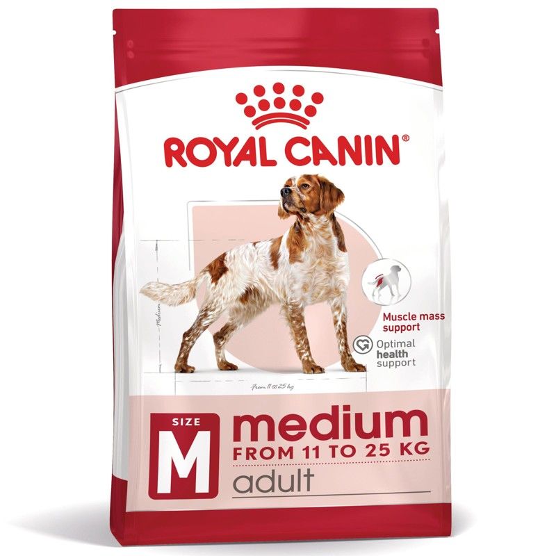 Balení krmiva Royal Canin Medium Adult